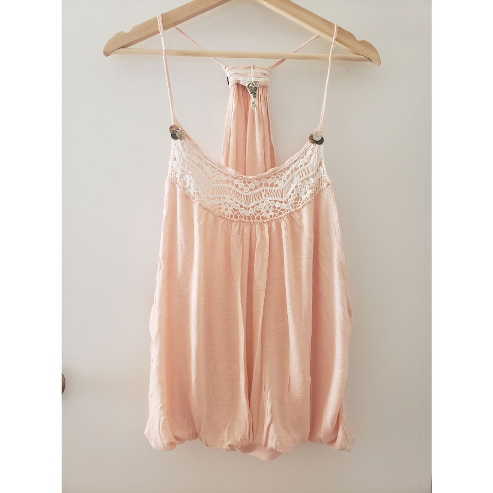 Free People Strappy Bubble Top
